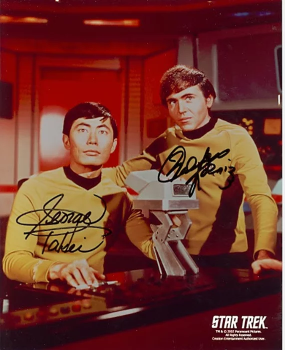 Koenig and Takei autograph