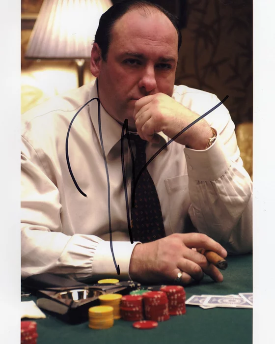 James Gandolfini autograph