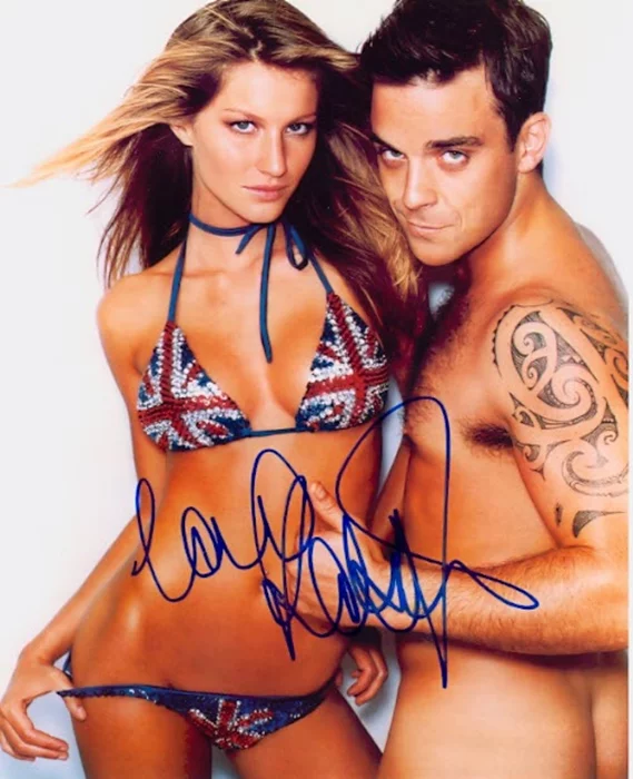 Robbie Williams autograph