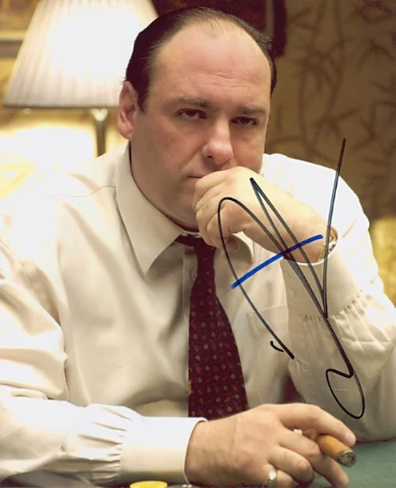 James Gandolfini autograph