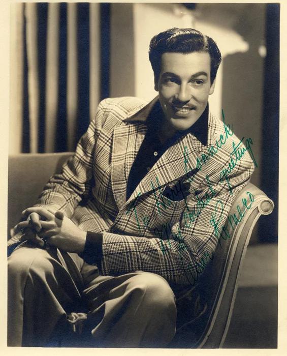 Cesar Romero autograph
