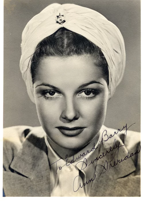 Ann Sheridan autograph