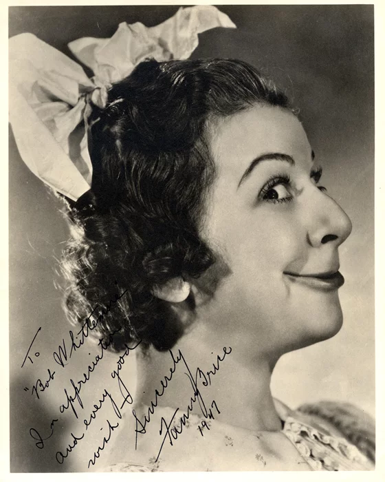 Fanny Brice autograph