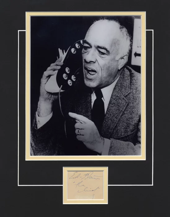Edward Platt autograph