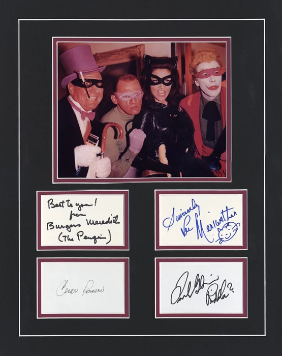 Batman Villains autograph