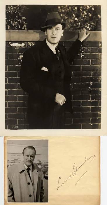 George Sanders autograph