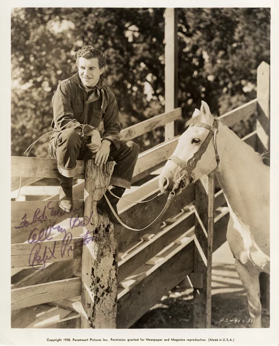 Robert Preston autograph