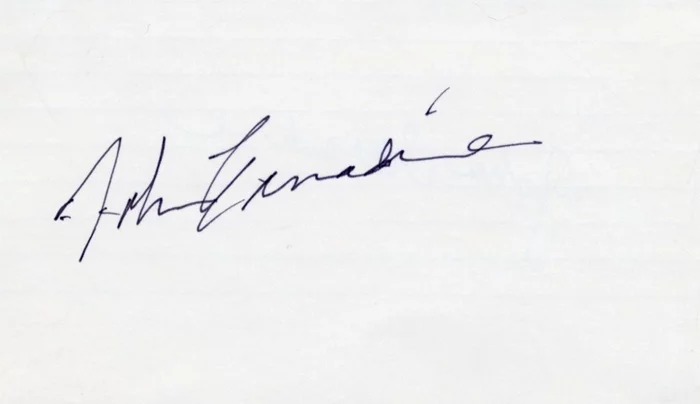 John Carradine autograph