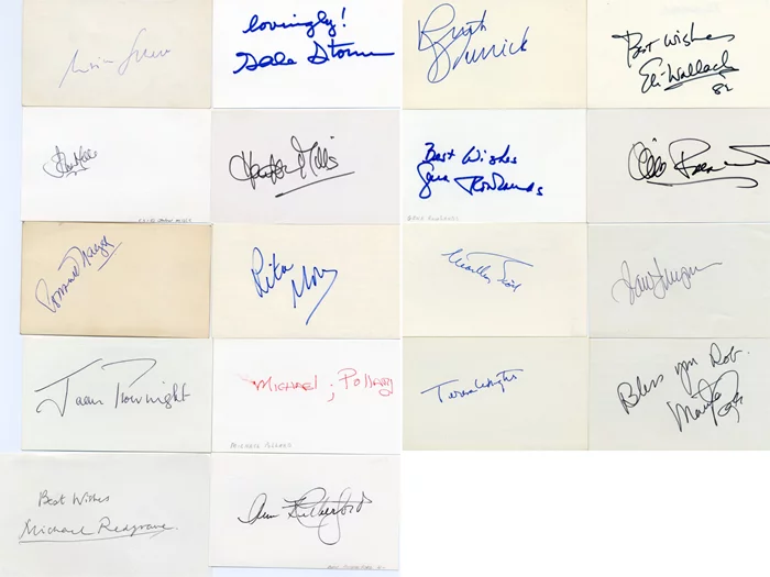 Signature Card Collection autograph