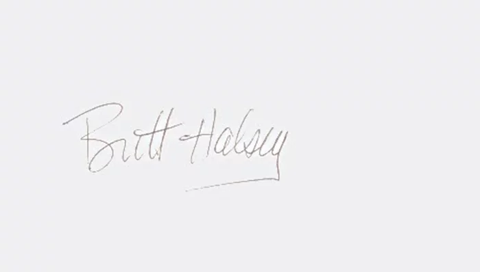 Brett Halsey autograph