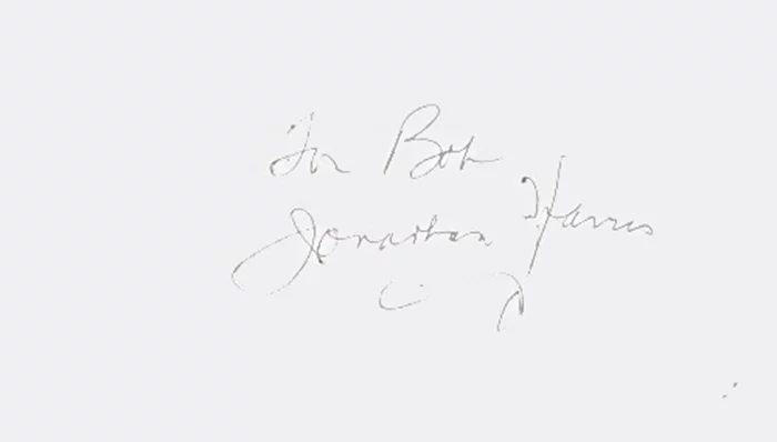 Jonathan Harris autograph