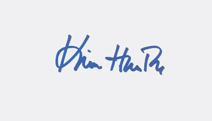 Kim Hunter autograph