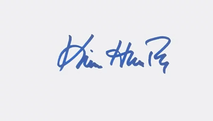 Kim Hunter autograph