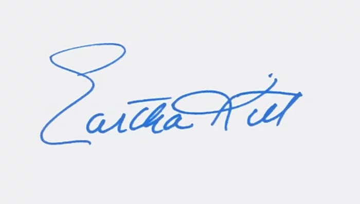 Eartha Kitt autograph