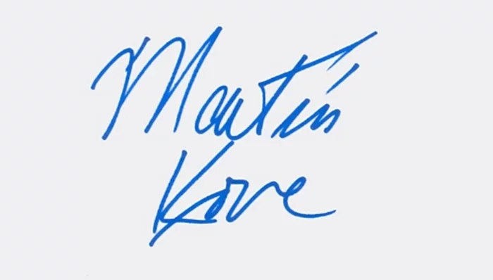Martin Kove autograph