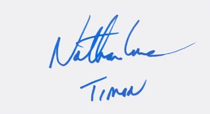 Nathan Lane autograph