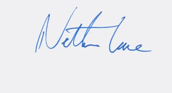 Nathan Lane autograph