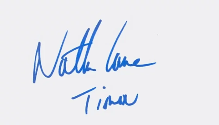 Nathan Lane autograph