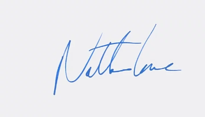 Nathan Lane autograph