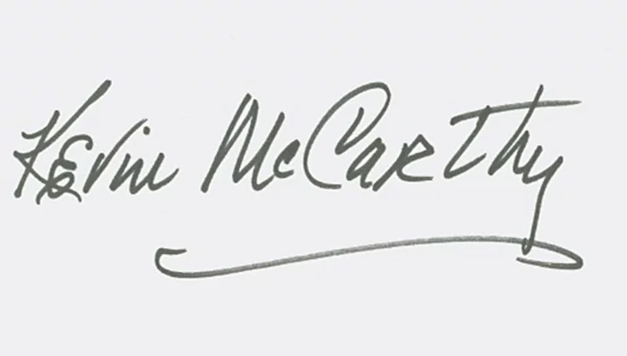 Kevin McCarthy autograph