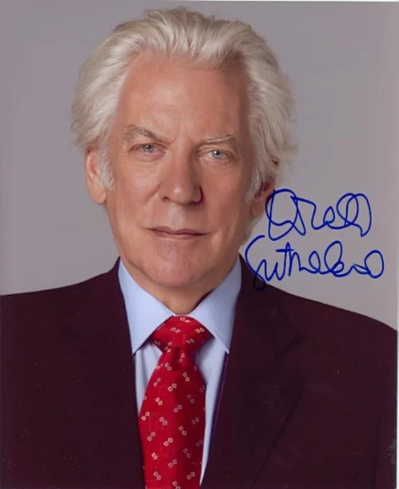 Donald Sutherland autograph