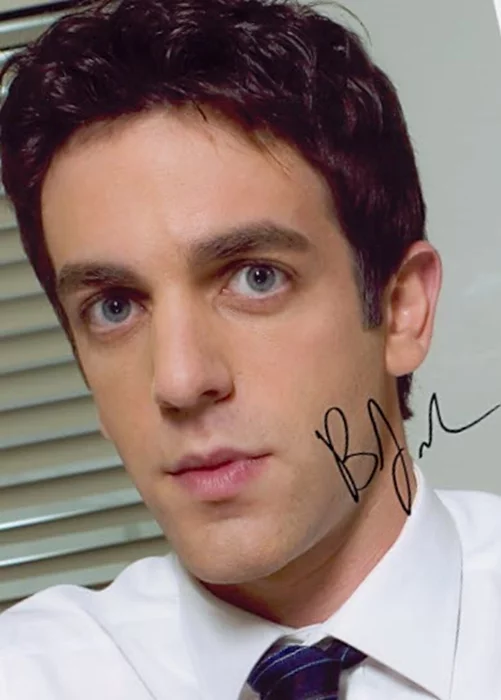 B.J. Novak autograph