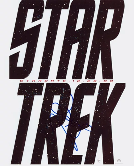 Zoe Saldana autograph