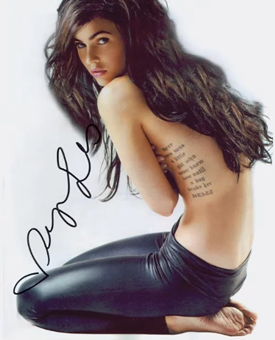 Megan Fox autograph