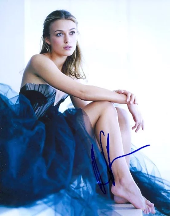 Keira Knightley autograph