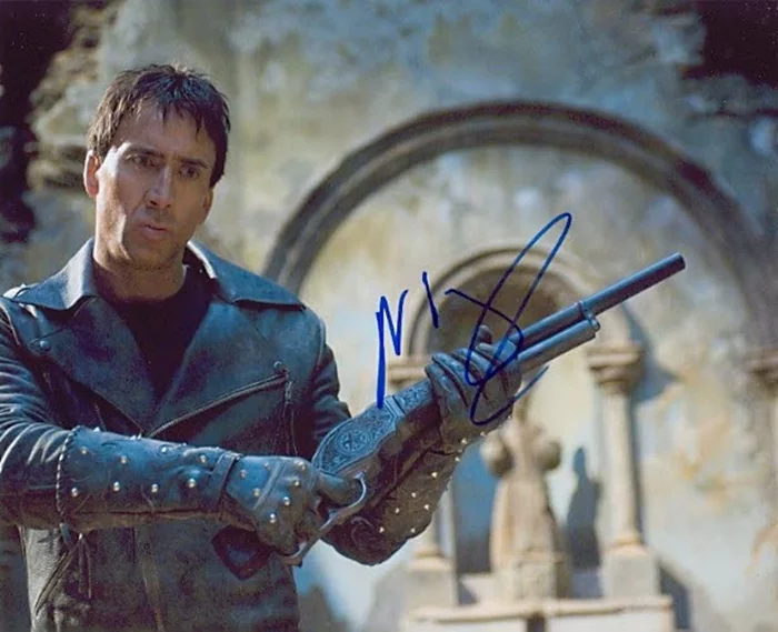 Nicolas Cage autograph