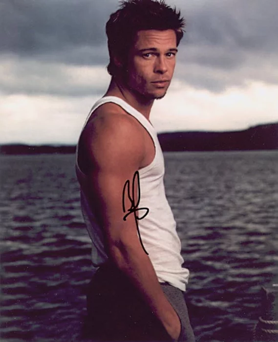 Brad Pitt autograph