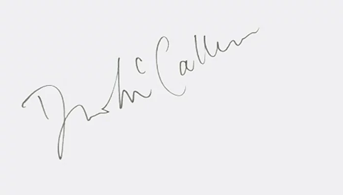 David McCallum autograph