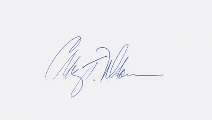 Craig T. Nelson autograph