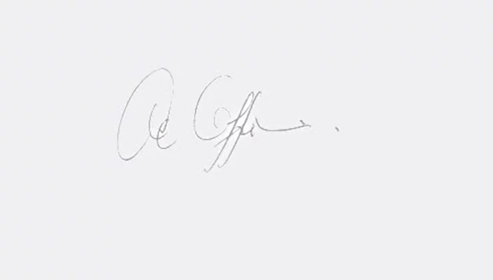 Alan Oppenheimer autograph