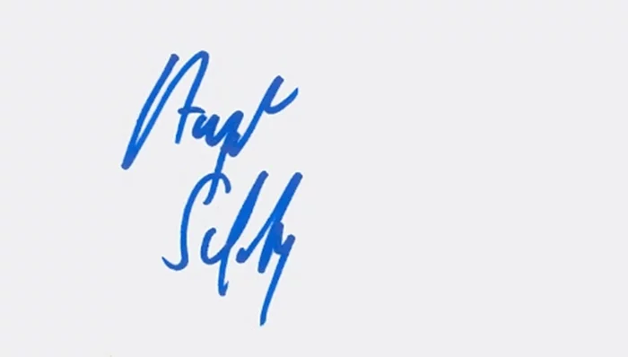 August Schellenberg autograph