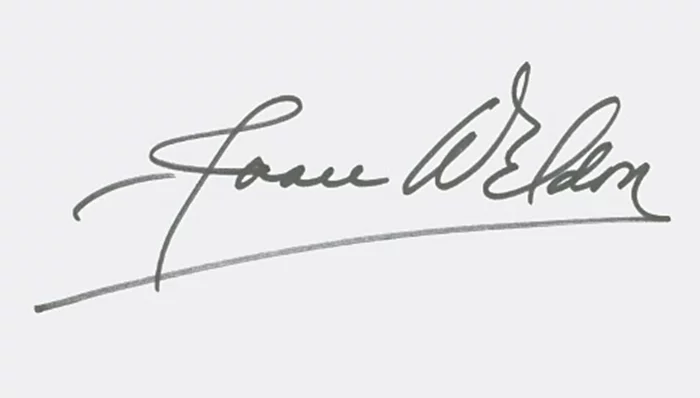 Joan Weldon autograph