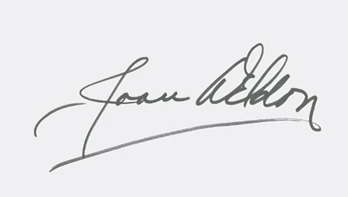 Joan Weldon autograph