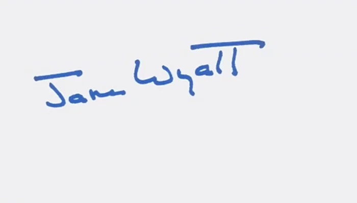 Jane Wyatt autograph