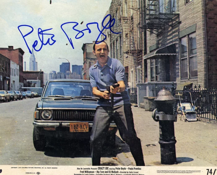 Peter Boyle autograph