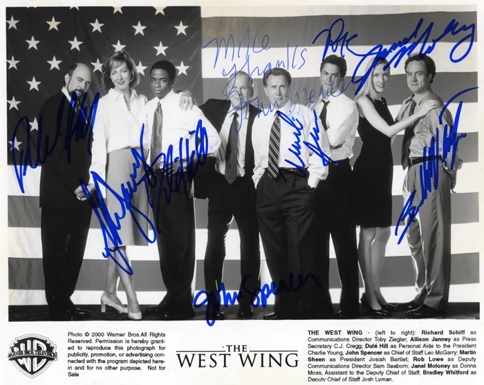 The West Wing autograph