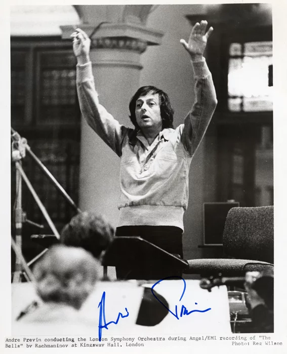 Andre Previn autograph
