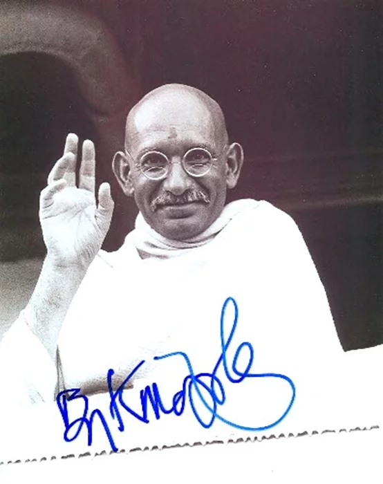 Ben Kingsley autograph