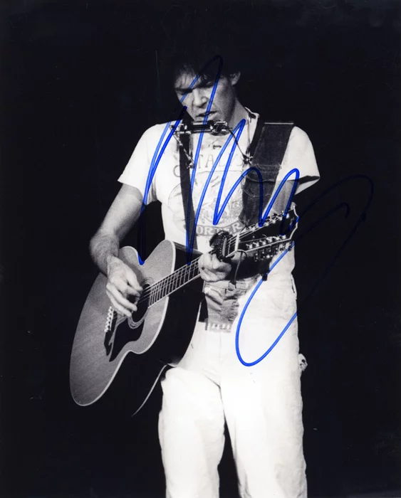 Neil Young autograph