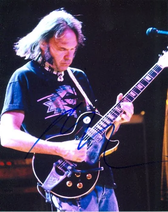 Neil Young autograph