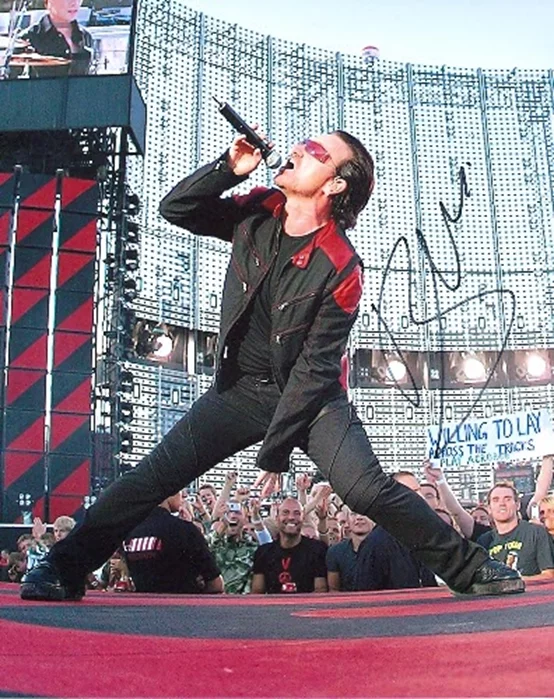 Bono autograph