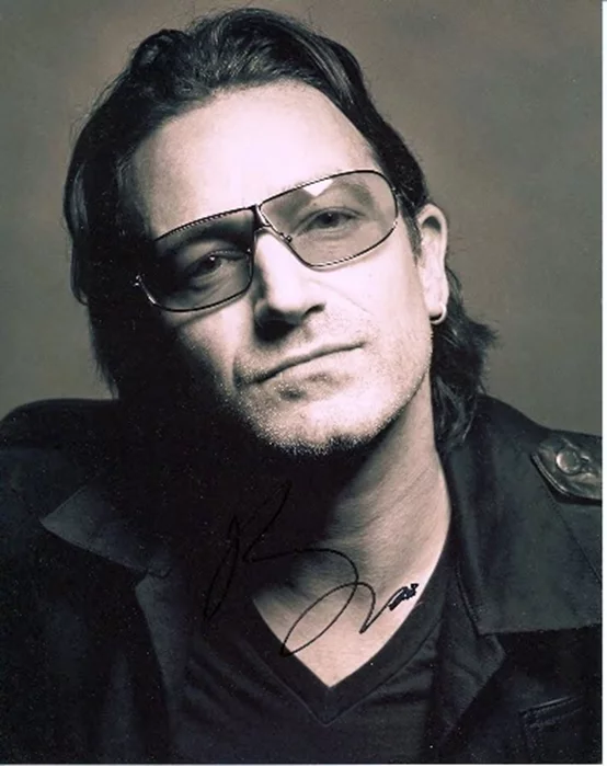 Bono autograph