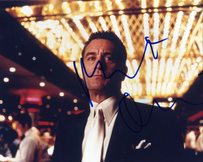 Robert DeNiro autograph
