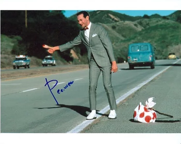 Pee-Wee Herman autograph