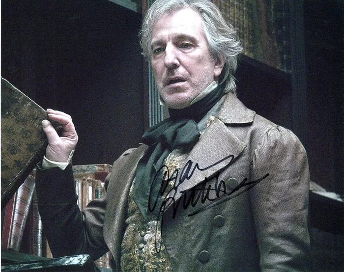 Alan Rickman autograph
