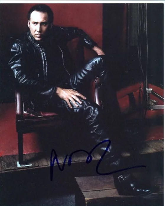 Nicolas Cage autograph
